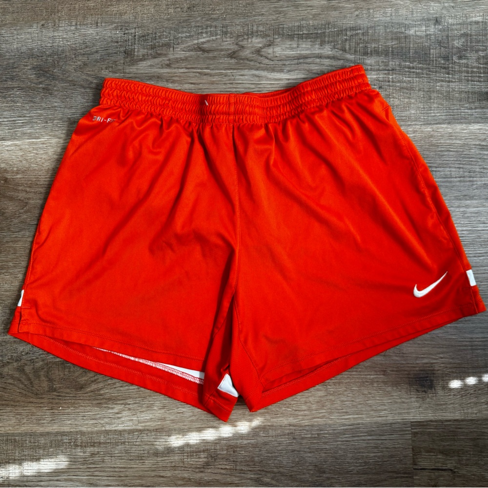 Nike Women's Vibrant Red Athletic Shorts